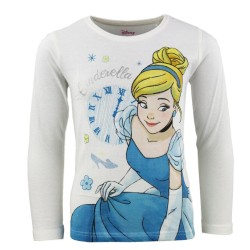 T-shirt à manches longues pour enfants Disney Princess Cendrillon, haut 98-128 cm