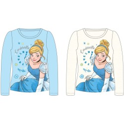 T-shirt à manches longues pour enfants Disney Princess Cendrillon, haut 98-128 cm