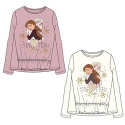 T-shirt à manches longues Disney Frozen Togetherness pour enfants de 4 à 8 ans