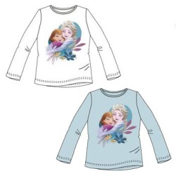 T-shirt à manches longues Disney Frozen Togetherness pour enfants, haut de 4 à 8 ans