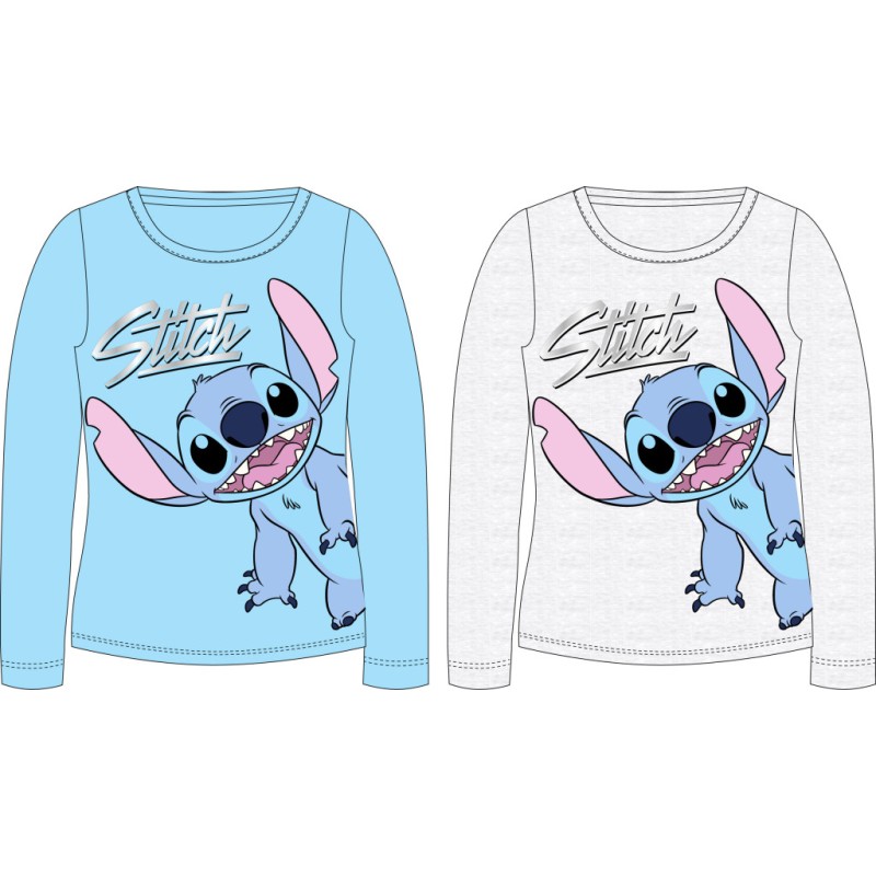 T-shirt à manches longues pour enfants Disney Lilo et Stitch Smile, haut 98-128 cm