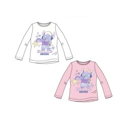 T-shirt à manches longues pour enfants Disney Lilo et Stitch Universe 3-8 ans