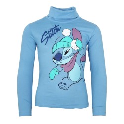 T-shirt d'hiver à manches longues pour enfants Disney Lilo et Stitch, haut 3-8 ans