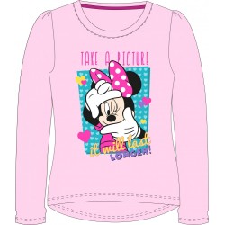 T-shirt à manches longues pour enfants Disney Minnie 104-134 cm