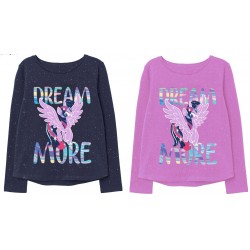 T-shirt à manches longues pour enfants My Little Pony, haut 98-128 cm