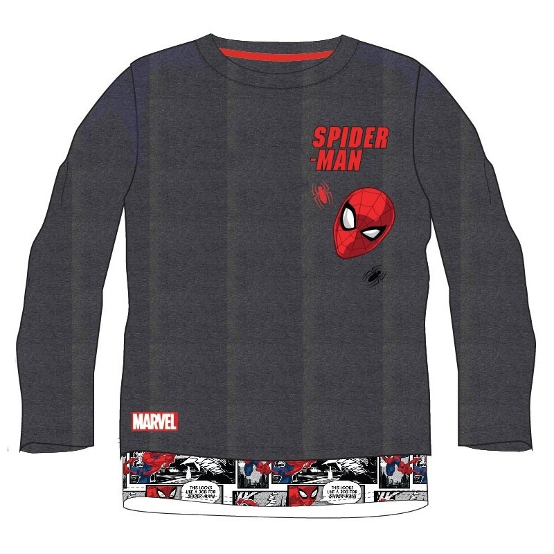 T-shirt à manches longues Spiderman pour enfant, 104-134 cm