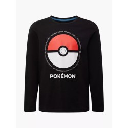 T-shirt à manches longues pour enfants Pokémon, haut 8-14 ans