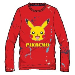 T-shirt à manches longues pour enfants Pokémon Paint, taille 6-12 ans.