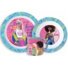 Barbie tableware set, micro plastic set with mug 265 ml