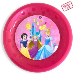 Disney Princess Junior Live Your Story micro premium plastic dinner plate 4-piece set 21 cm