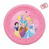 Lot de 4 assiettes à dîner en plastique micro premium Disney Princess Junior Live Your Story 21 cm