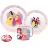 Disney Princess True dinner set, microwaveable plastic set with 265 ml mug