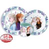 Ensemble de vaisselle Disney Frozen Ice Magic, ensemble en plastique pour micro-ondes avec tasse de 350 ml