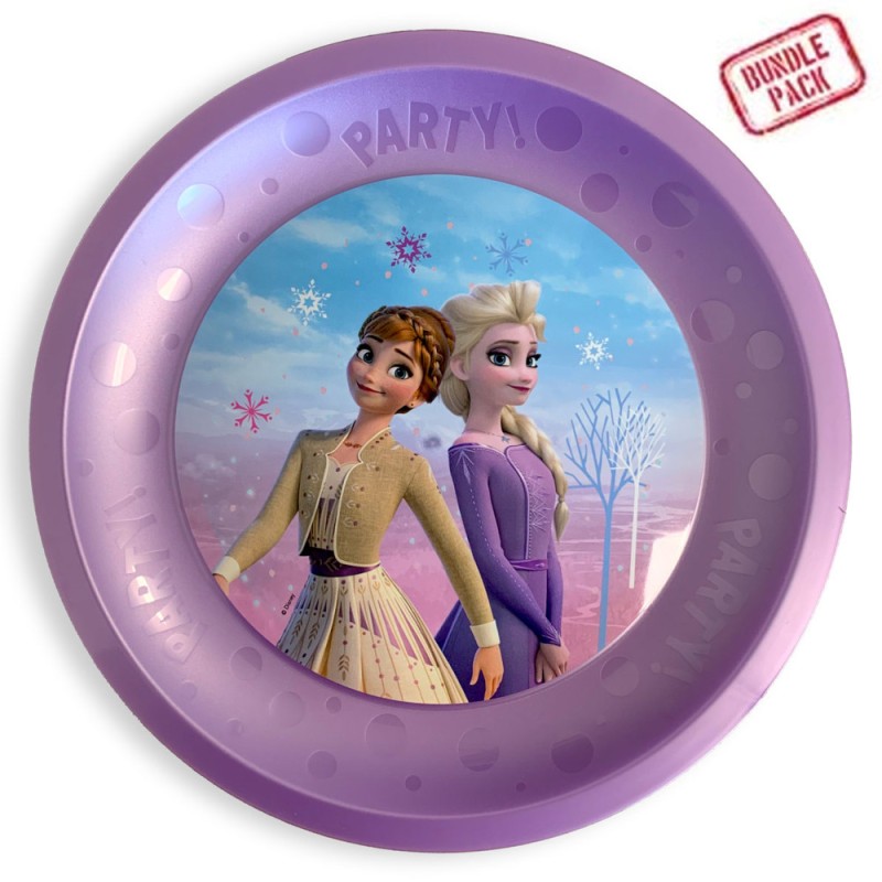 Disney Frozen Wind micro premium plastic dinner plate set of 4 21 cm