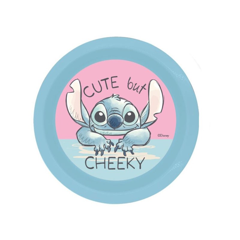 Disney Lilo and Stitch Cheeky plastic dinner plate