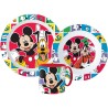 Ensemble de vaisselle en micro-plastique Disney Mickey Better Together avec tasse 265 ml