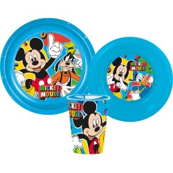 Service de table Disney Mickey, service en plastique