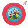 Disney Mickey  Rock the House micro premium plastic plate set of 4 pcs 21 cm