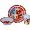 Dragon Dragon, BOOM dinner set, micro plastic set in Box