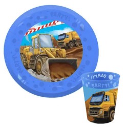 Construction Grabber micro premium plastic set