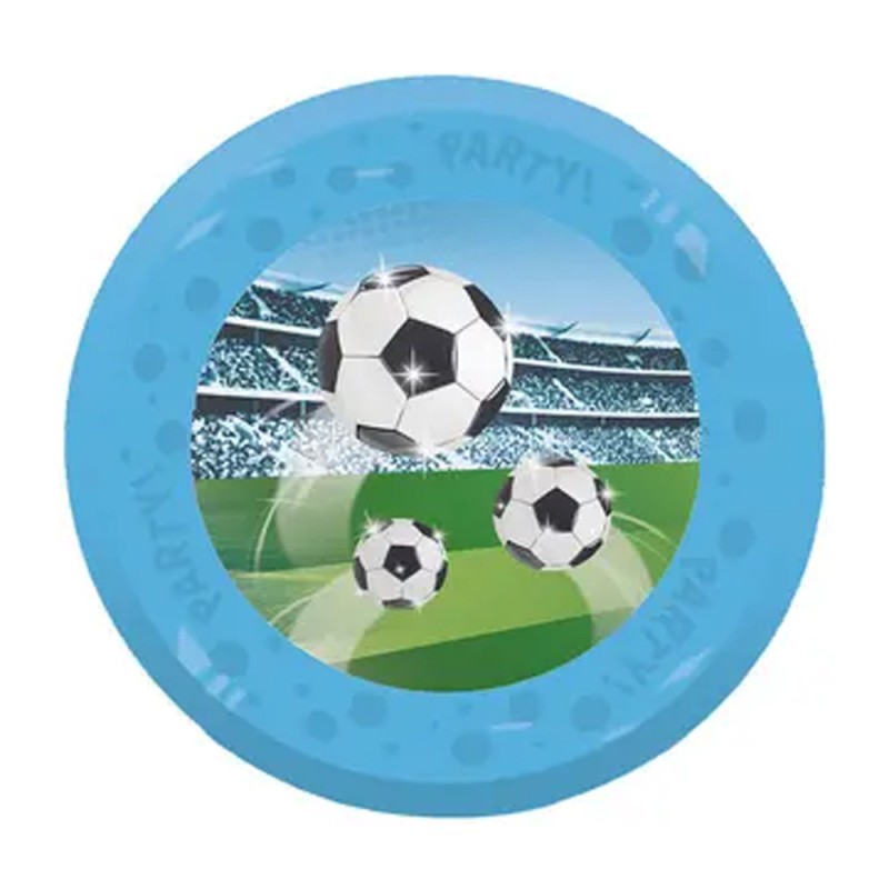 Football Soccer Fans micro premium plastic plate 21 cm