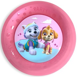 Paw Patrol Skye et Everest Micro Assiette en plastique de qualité supérieure 21 cm