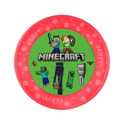 Assiette en plastique Minecraft micro Premium 21 cm