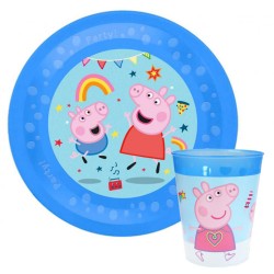 Ensemble de jeu en plastique de qualité supérieure Peppa Pig Messy Play Micro