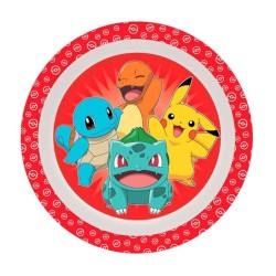 Plaque en plastique rouge Pokémon