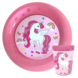 Unicorn Rainbow Colors micro premium plastic set