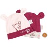 Ensemble bonnet et bonnet pour bébé Disney Bambi 2 pièces