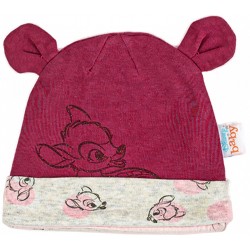 Ensemble bonnet et bonnet pour bébé Disney Bambi 2 pièces