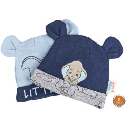 Ensemble bonnet et bonnet pour bébé Disney Dumbo 2 pièces 62/68 cm