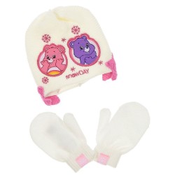 Care Bears baby hat + glove set 48-50 cm