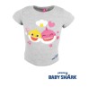 T-shirt court amusant pour enfants Baby Shark, haut 104 cm