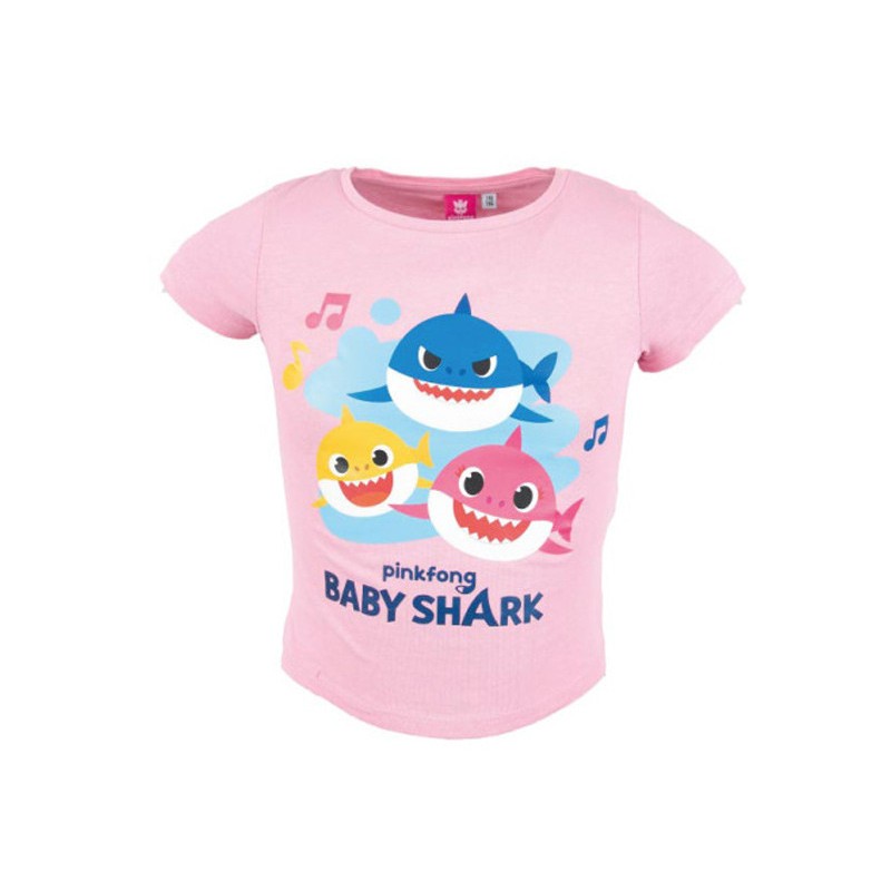 T-shirt à manches courtes pour enfants Baby Shark Fun, haut 116 cm