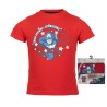 T-shirt à manches courtes pour enfant Avengers Captain America, haut 110/116 cm