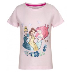 T-shirt court pour enfant Disney Princess, haut 122/128 cm