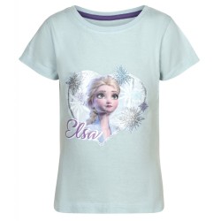 T-shirt court pour enfant Disney Frozen, haut 122/128 cm