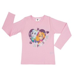 T-shirt à manches longues pour enfants Paw Patrol Pawsome, haut 122/128 cm