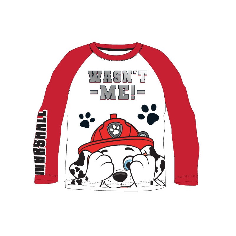 Paw Patrol Red kids long-sleeved shirt, top 110 cm