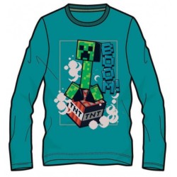 Minecraft BOOM! children's long sleeve shirt, top 10 years