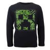 T-shirt à manches longues Minecraft Dark pour enfants, 10 ans