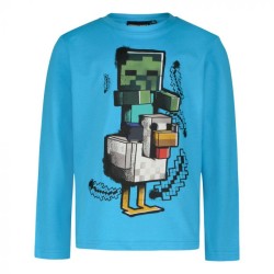 T-shirt à manches longues Minecraft pour enfants, top 10 ans