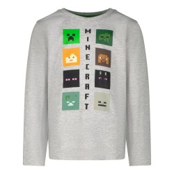 T-shirt à manches longues Minecraft pour enfant, 10 ans