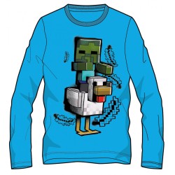 Minecraft children's long-sleeved t-shirt, top 12 years