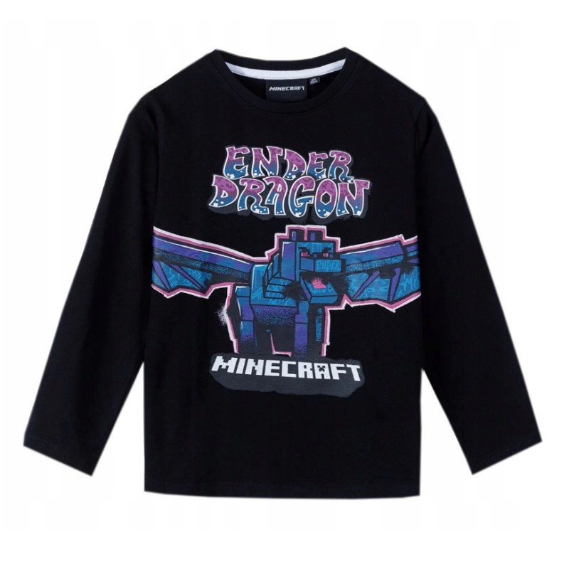 T-shirt à manches longues Minecraft pour enfants, haut 12 ans