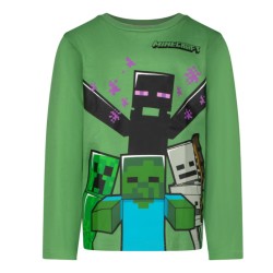 T-shirt à manches longues Minecraft pour enfants, 12 ans