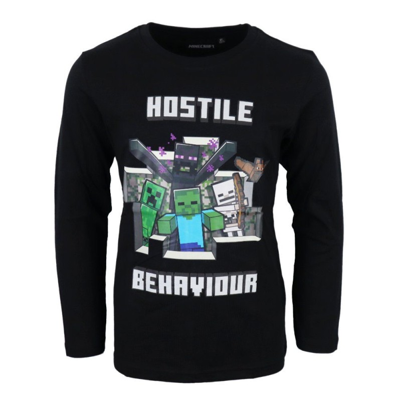 Minecraft children's long sleeve shirt, top 6 years