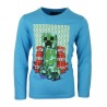 Minecraft glow-in-the-dark long sleeve kids top, 10 years